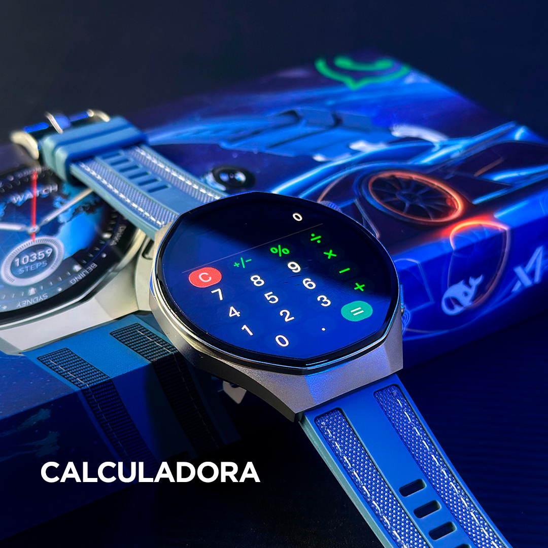 Smartwatch M9: GPS Independente, Tela AMOLED Retina e Tripla IA (ChatGPT, DeepSeek e Grok3)
