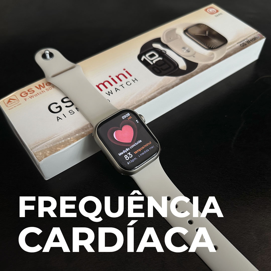 Smartwatch GS10 Mini Série 10: Design 41mm, CPU Ultra Rápida e Comandos por Gestos