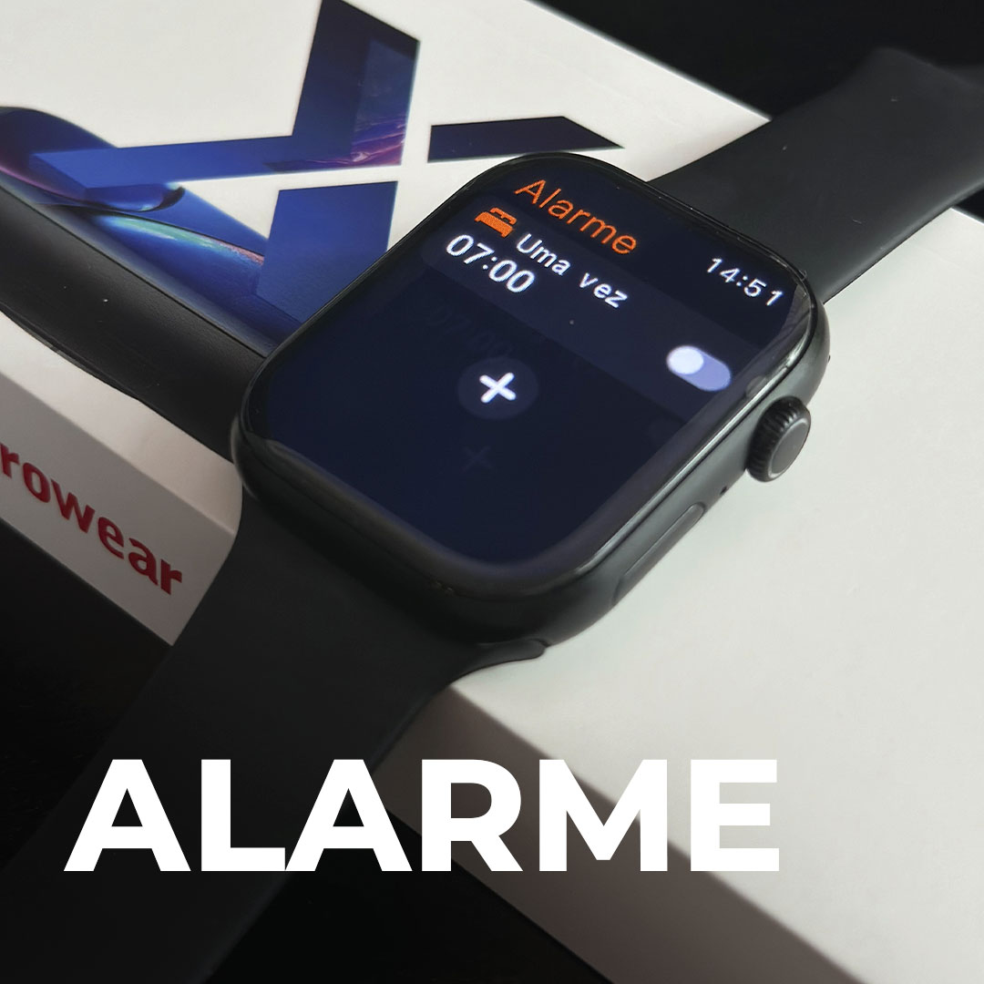 Smartwatch Microwear S10: Tela Curva de 2.06", ChatGPT em Português e NFC + Kit Brinde Exclusivo