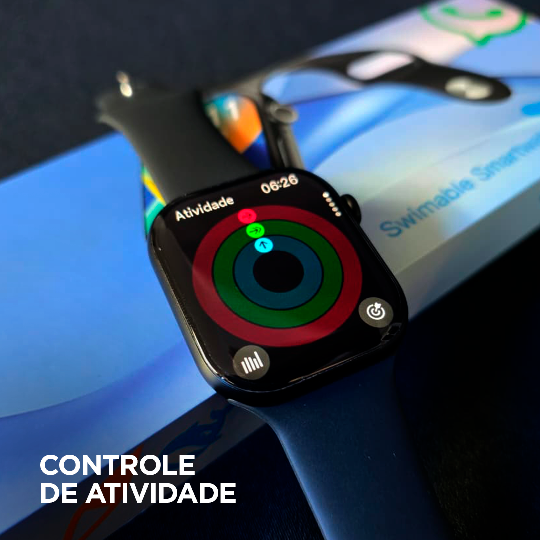 Smartwatch Microwear W11X Série 11: Responde WhatsApp, 1GB de Memória Interna e Inteligência Chat GPT