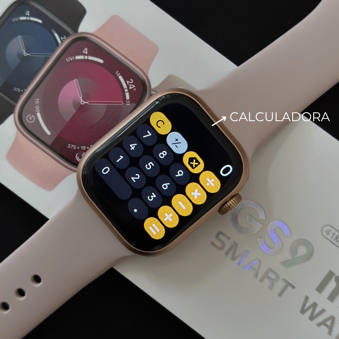 Smartwatch GS9 Mini Série 9: O Melhor Custo-Benefício em 41mm com Função 2 Gestos e Ilha Dinâmica