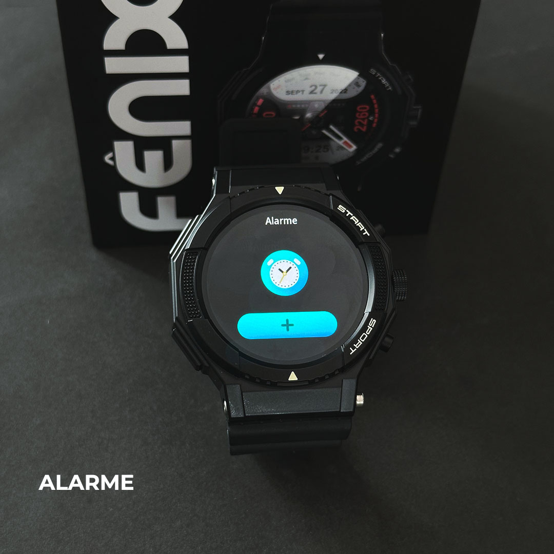 Smartwatch Wearzone Fênix: GPS Integrado com Tracking de Percurso, Design Robusto e Resistência 1ATM