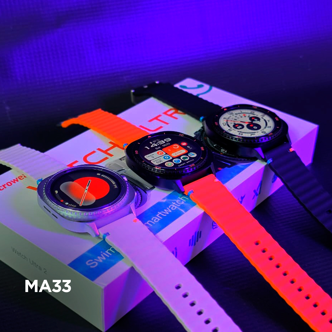 Smartwatch MA33 Microwear Série 11: Tela AMOLED, IA Tripla (ChatGPT/DeepSeek) e 1GB de Memória com Álbum de Fotos