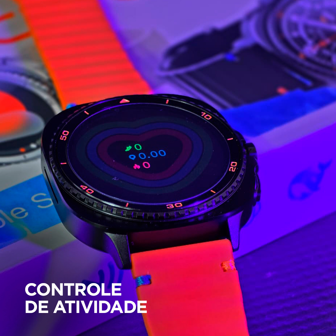 Smartwatch MA33 Microwear Série 11: Tela AMOLED, IA Tripla (ChatGPT/DeepSeek) e 1GB de Memória com Álbum de Fotos