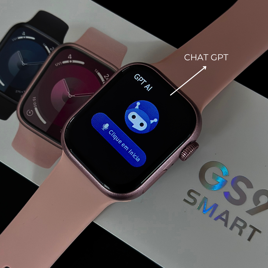 Smartwatch GS9 Mini Série 9: O Melhor Custo-Benefício em 41mm com Função 2 Gestos e Ilha Dinâmica