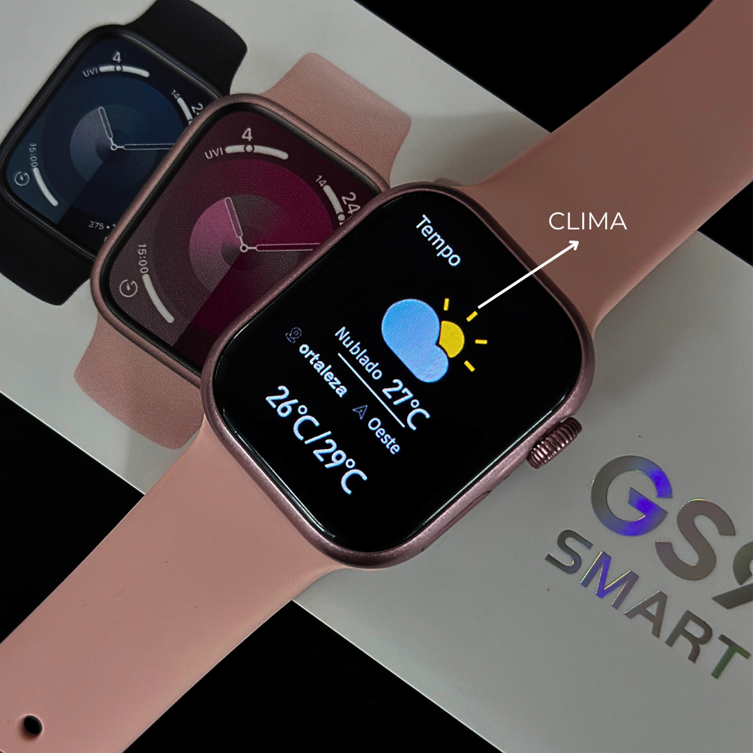 Smartwatch GS9 Mini Série 9: O Melhor Custo-Benefício em 41mm com Função 2 Gestos e Ilha Dinâmica