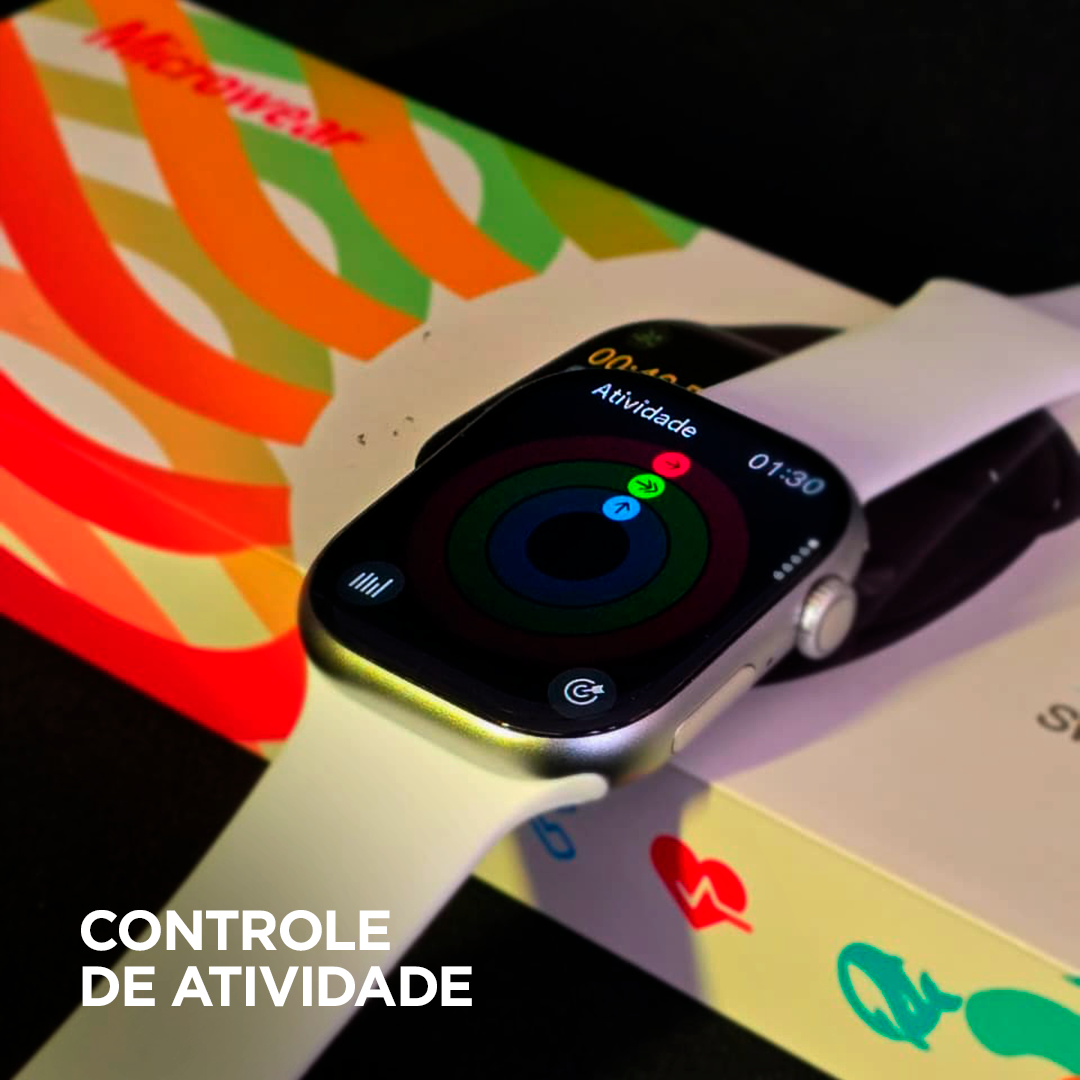 Smartwatch Microwear S11 Pro Série 11: Responde WhatsApp, Tela AMOLED de 2.07" e 2GB de Memória