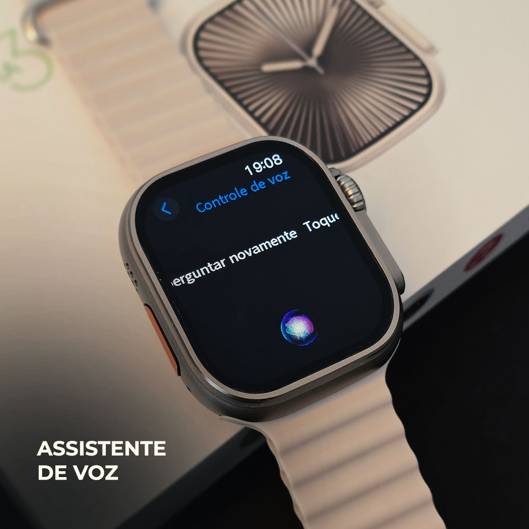 Smartwatch Microwear Ultra U3W: 1GB de Memória, Responde WhatsApp por Voz e Conexão Direta com Fone Bluetooth