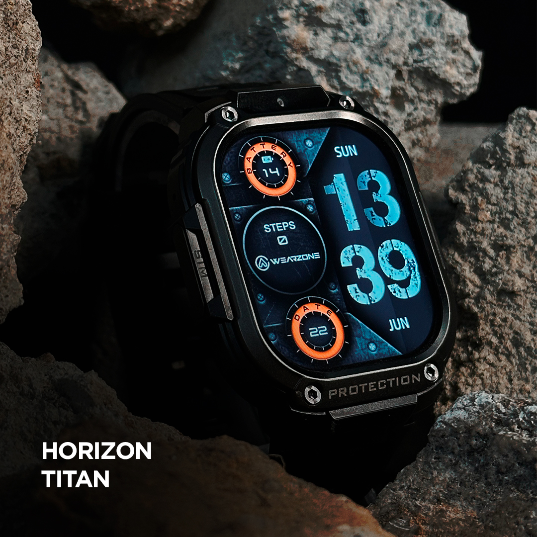 Smartwatch Horizon Titan 4G: Celular de Pulso com Vidro Panda Glass, Tela AMOLED e Bateria de 950mAh