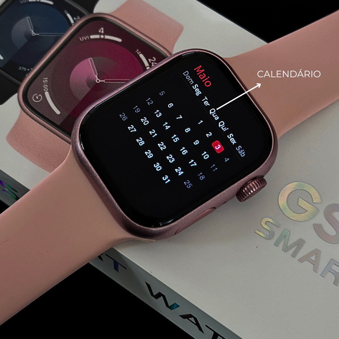 Smartwatch GS9 Mini Série 9: O Melhor Custo-Benefício em 41mm com Função 2 Gestos e Ilha Dinâmica