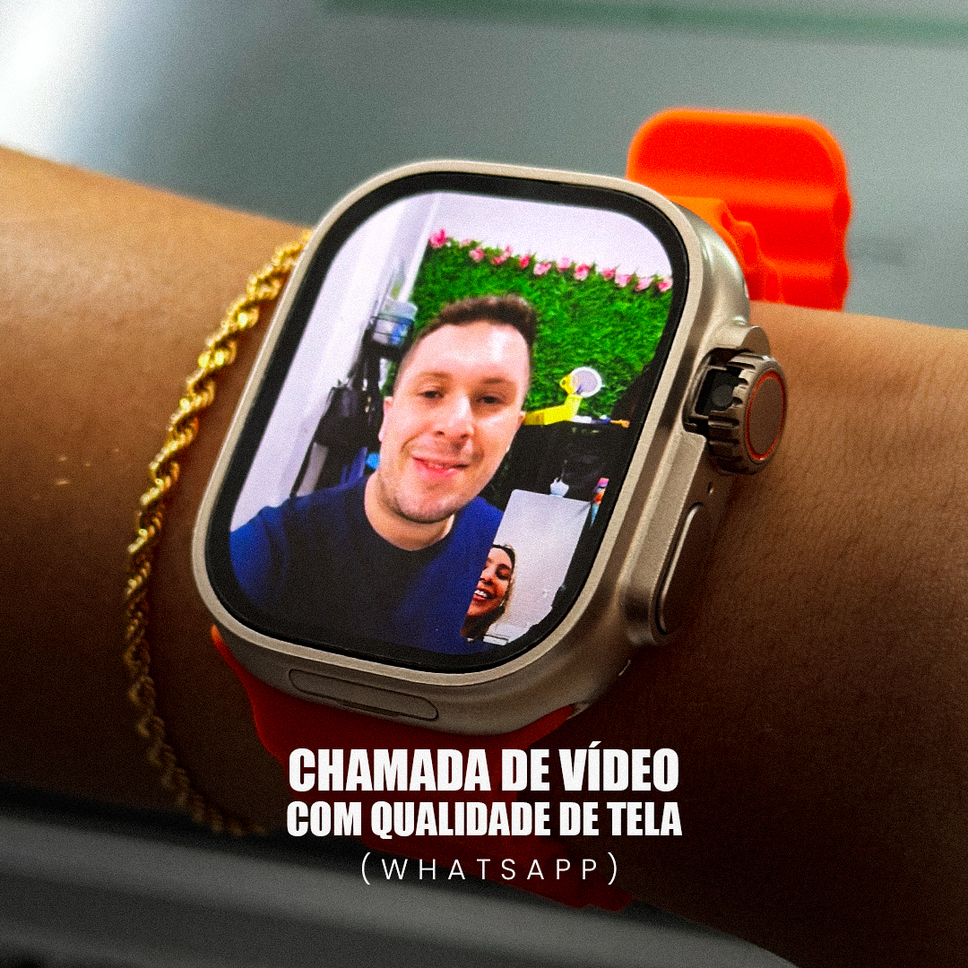 Smartwatch Horizon Pro 4G/5G: Celular de Pulso com Tela AMOLED, Câmera Rotatória e Desbloqueio Facial