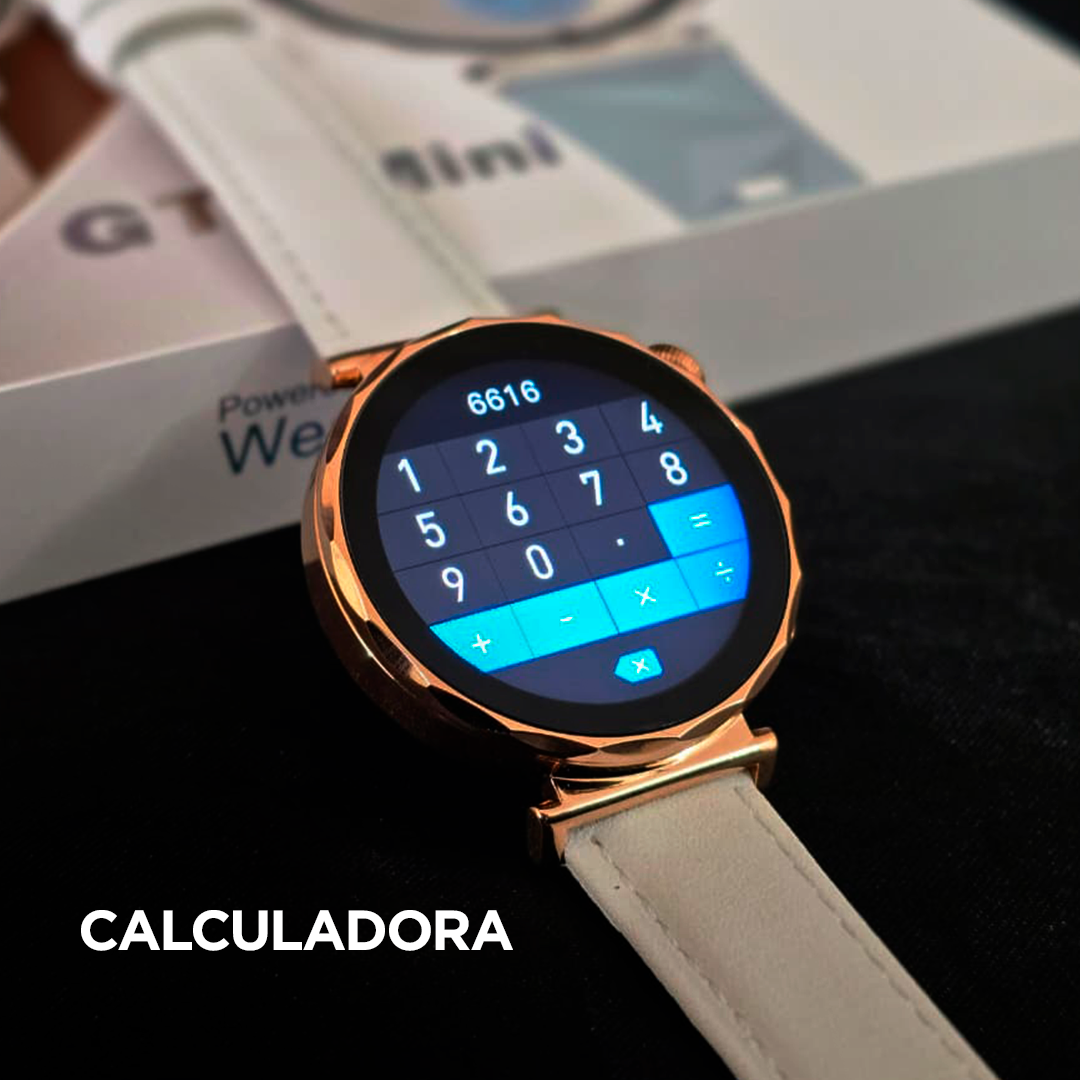 Smartwatch GT5 MINI: Inteligência Artificial Chat GPT, Ilha Dinâmica e NFC para Fechaduras