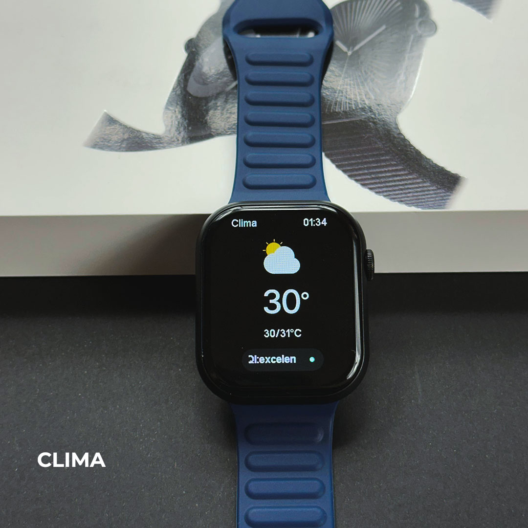 Smartwatch N10 Série 10: Tela AMOLED, Ilha Dinâmica e Kit Exclusivo com 3 Pulseiras