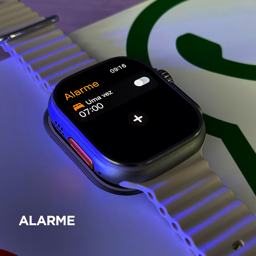 Smartwatch Microwear U4 Plus Série 10: Tela AMOLED de 2.04", Bateria de Longa Duração e NFC