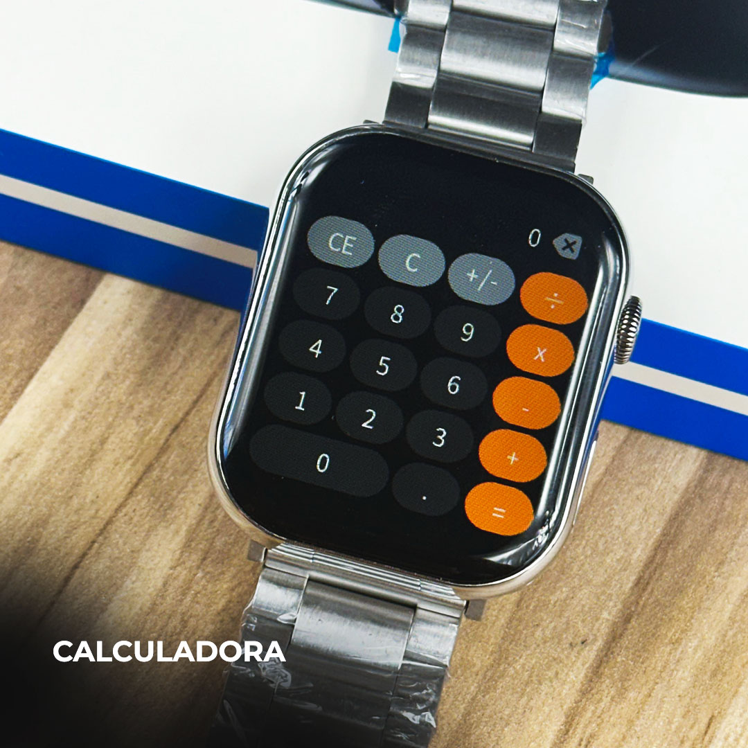 Combo WS-X11 Série 10: Kit 7 Pulseiras (Incluindo Aço), Comando por Gestos e Design Premium de 47mm