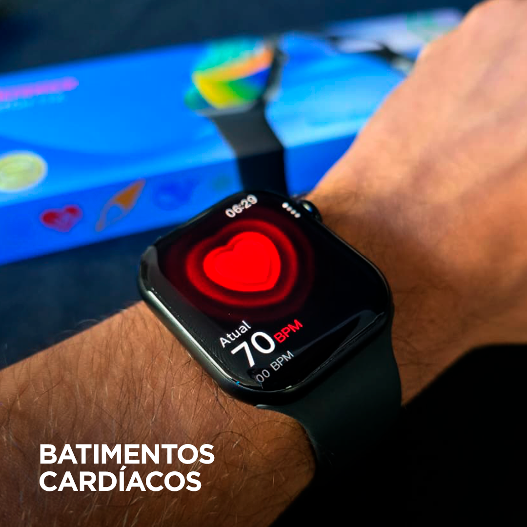Smartwatch Microwear W11X Série 11: Responde WhatsApp, 1GB de Memória Interna e Inteligência Chat GPT