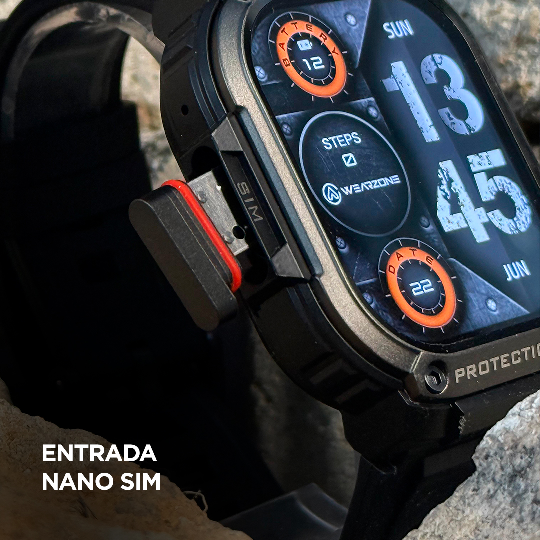 Smartwatch Horizon Titan 4G: Celular de Pulso com Vidro Panda Glass, Tela AMOLED e Bateria de 950mAh