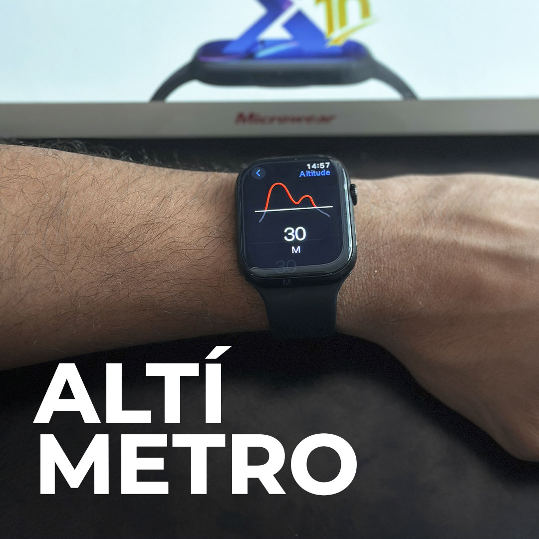 Smartwatch Microwear S10: Tela Curva de 2.06", ChatGPT em Português e NFC + Kit Brinde Exclusivo