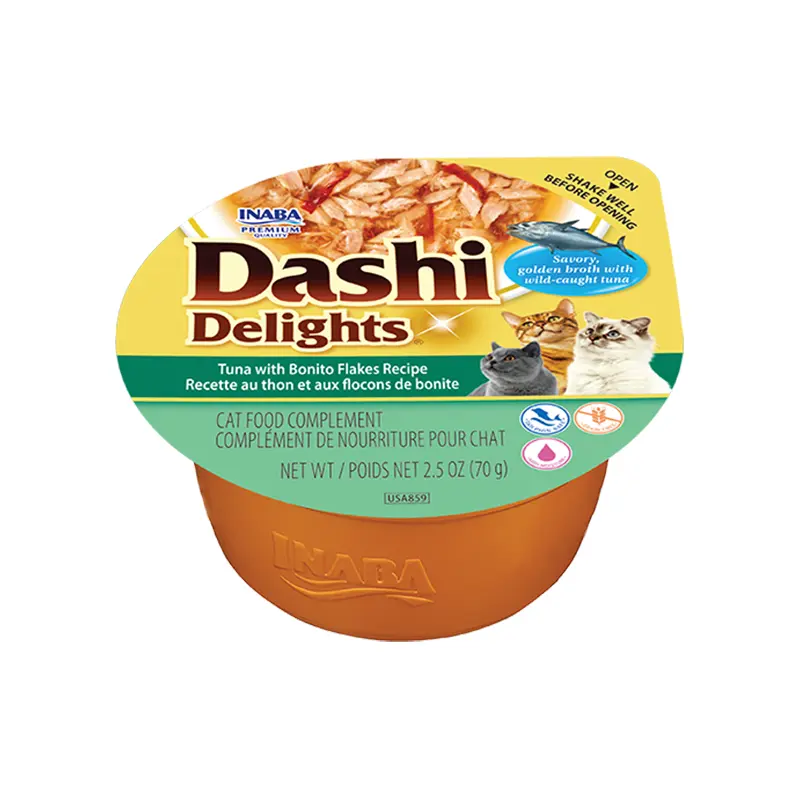 CIAO Dashi Delights tunas su džiovinta žuvimi šilkiniame sultinyje 70g