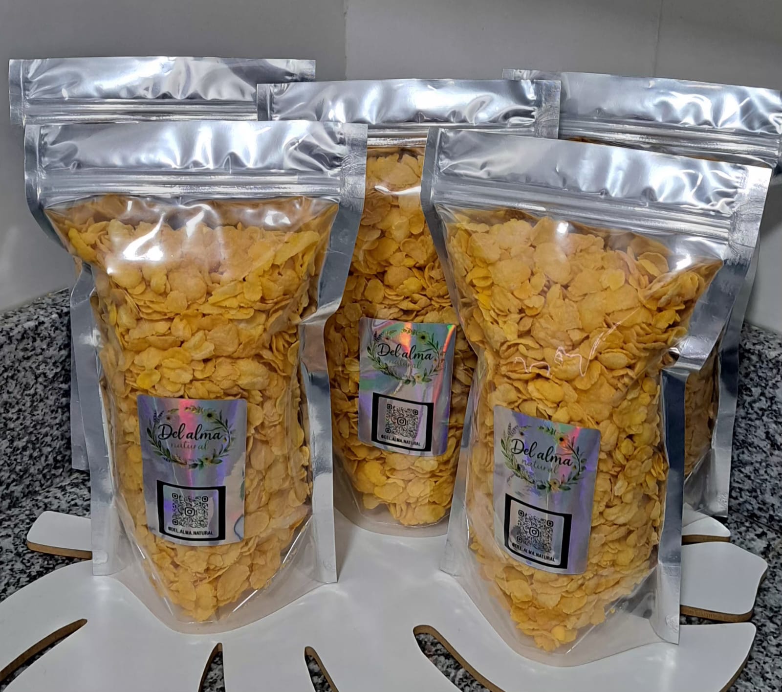 Copos de maíz crocantes