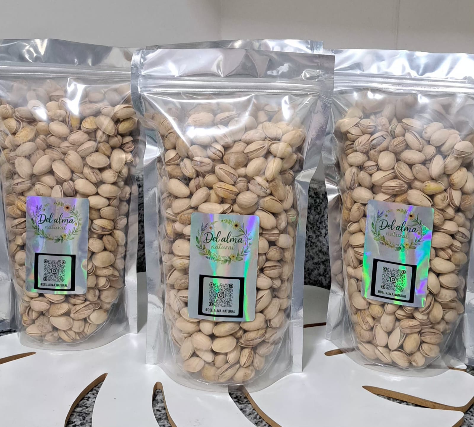 Pistachos con cascara salado 500grs