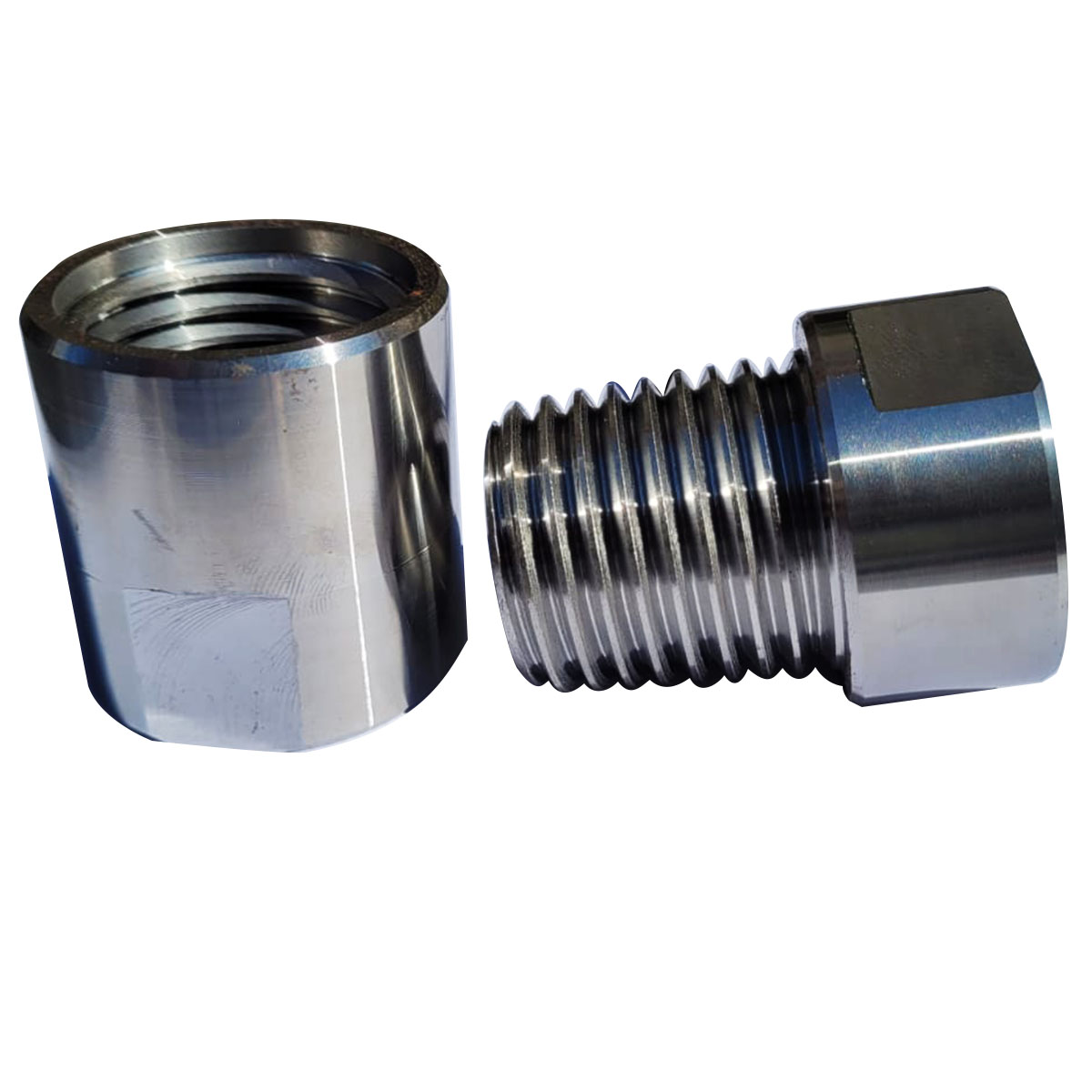 PAR DE PONTEIRA ROSCA GROSSA DE 1 POLEGADA SCHEDULE (33,4MM)