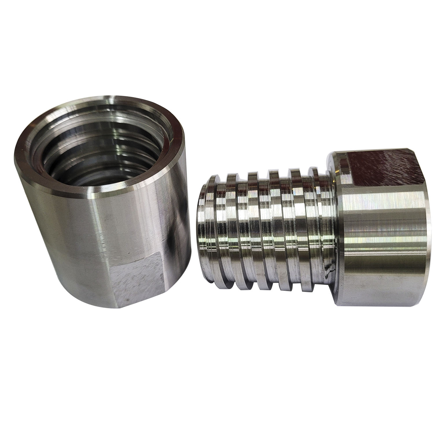 PAR DE PONTEIRA ROSCA QUADRADA DE 2 OD ( 50,8mm)