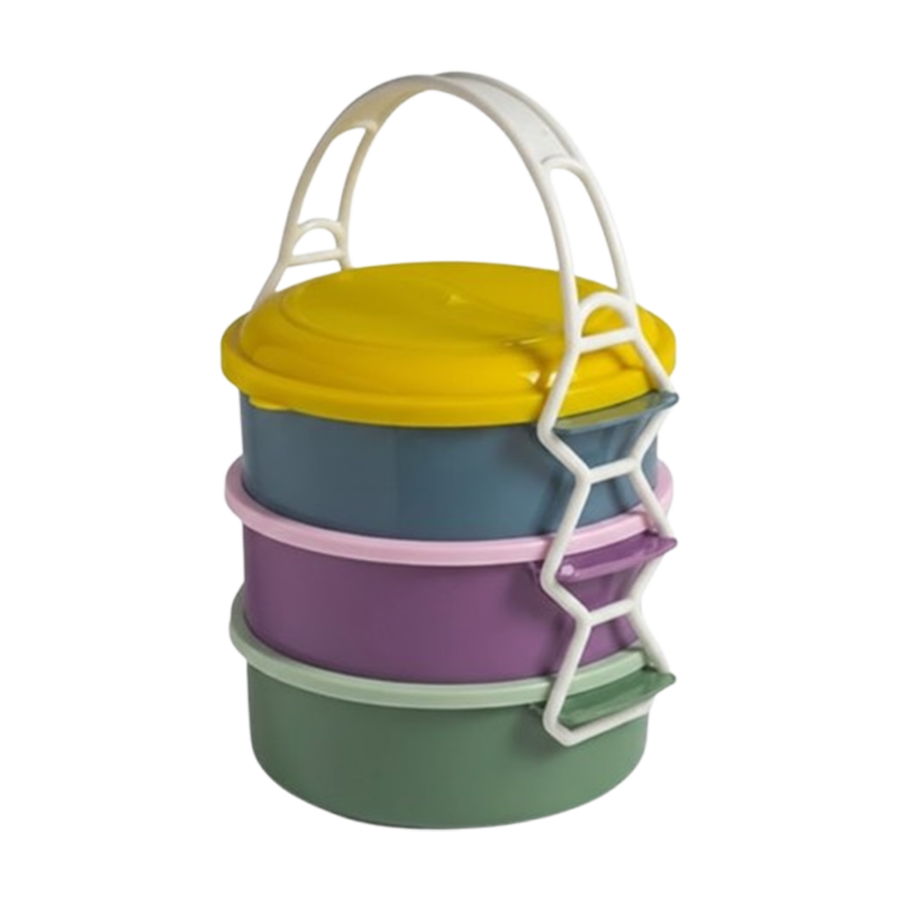Stackable Lunchbox Round 2 Stacks & 3 Stacks