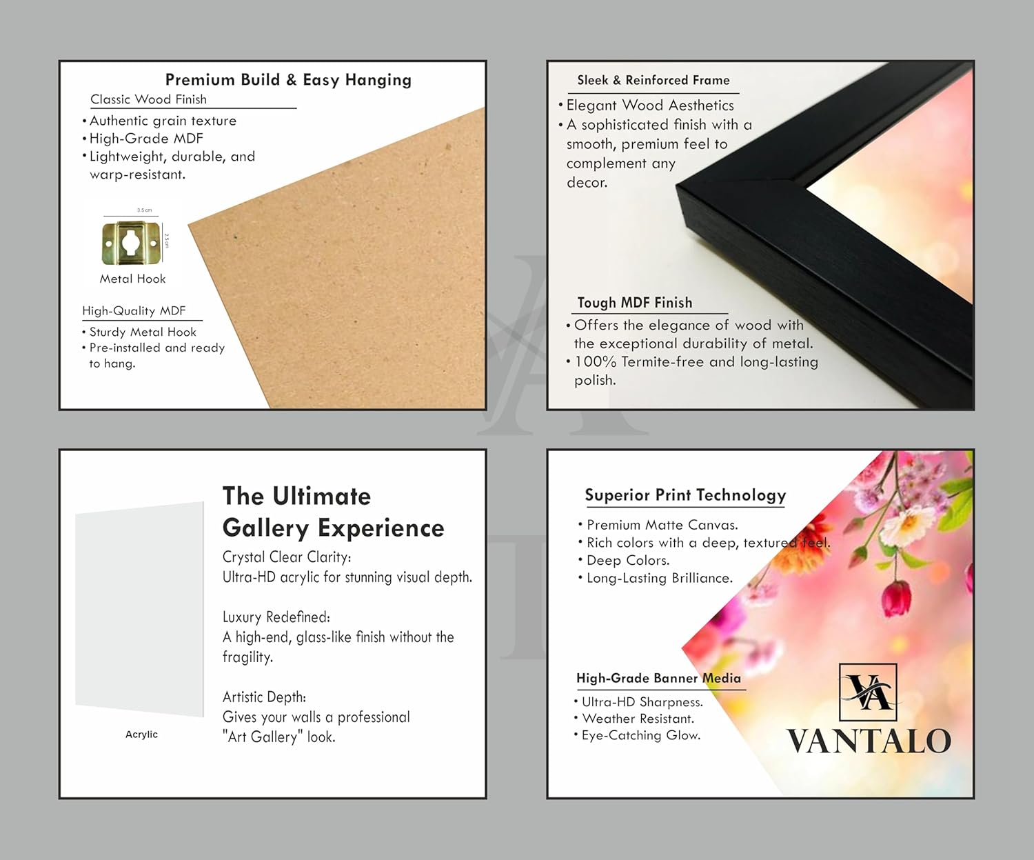 Islamic Calligraphy Wall Art Set