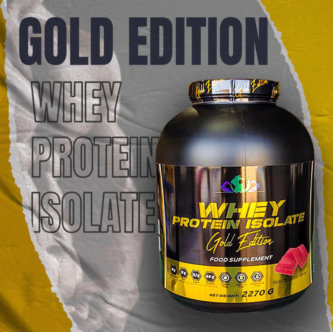WHEY PROTEIN ISOLATE GOLD EDITION 5LB