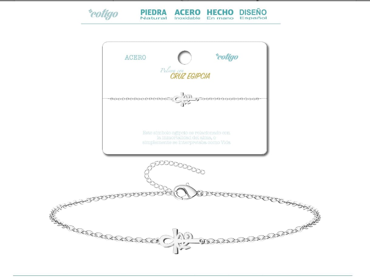 Pulsera Cruz Egipcia
