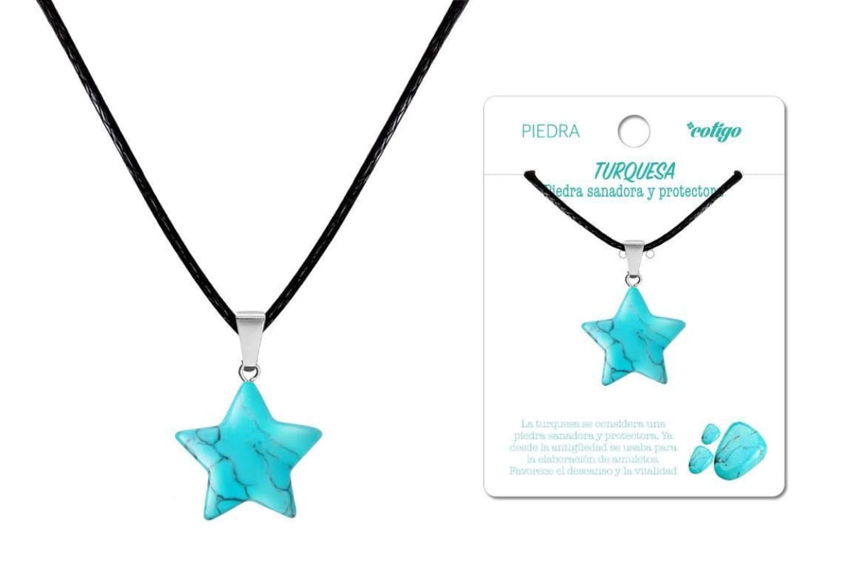 Collar estrella de turquesa