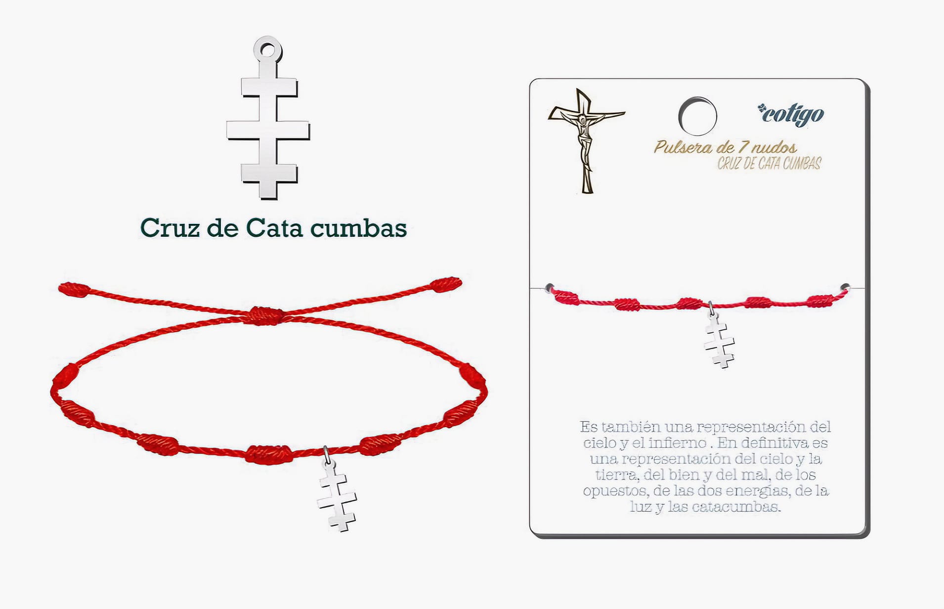 Pulsera Cruz de Catacumbas