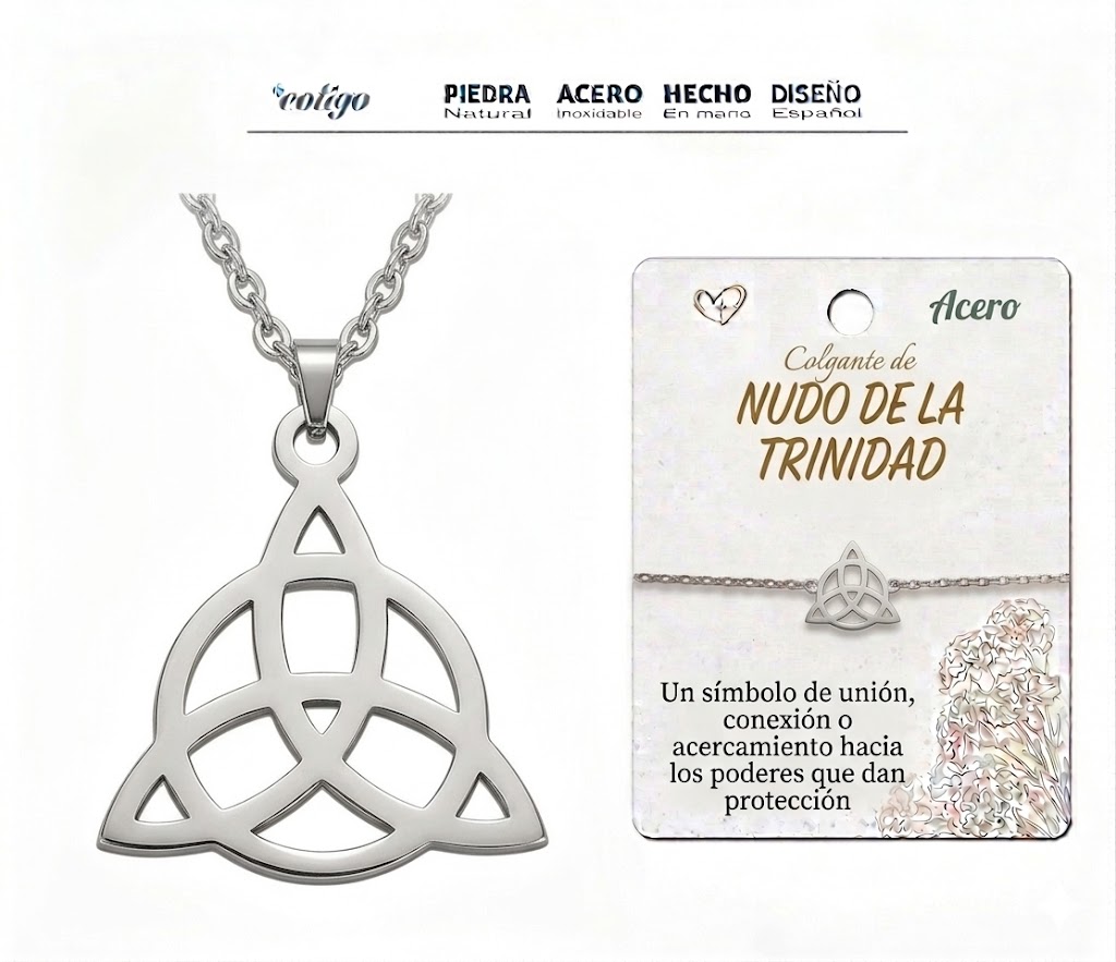 Colgante Nudo de la Trinidad