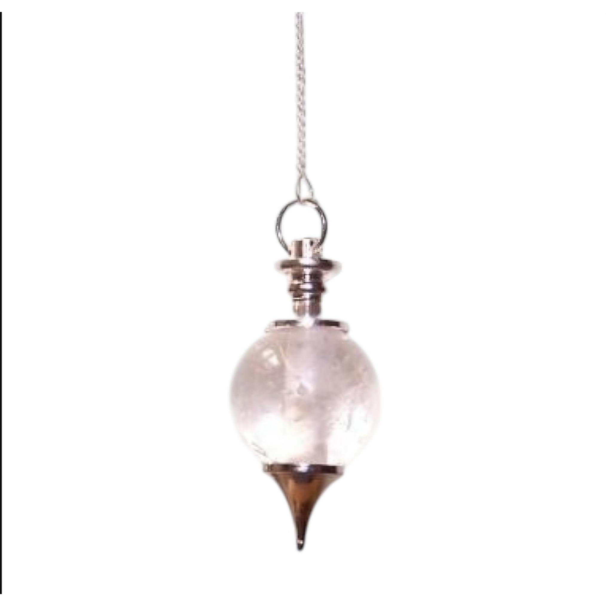 Péndulo de cuarzo rosa