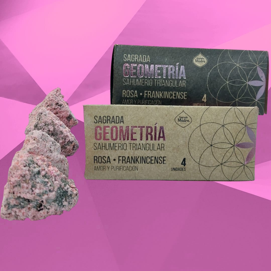 Sahumerio Triangular Rosa & Frankincense