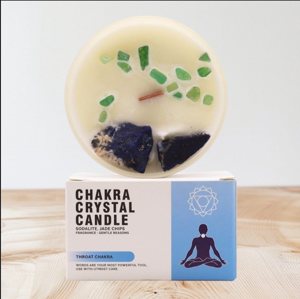 Vela de Cristal Chakra