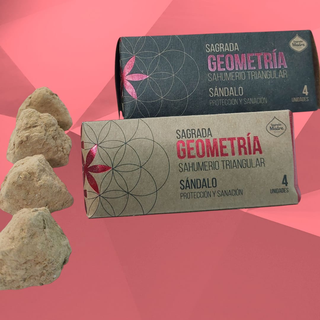 Sagrada Geometría Sahumerio Triangular