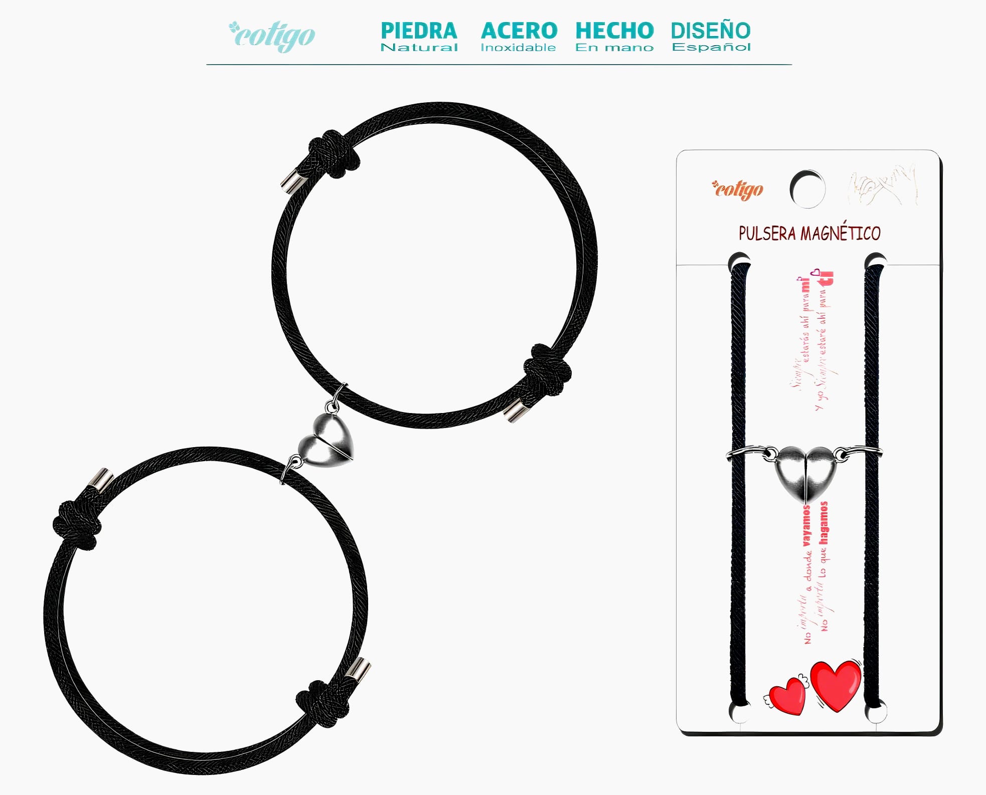 Pulsera Magnética Pareja