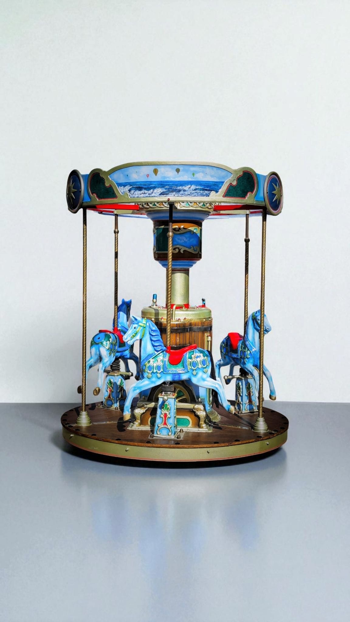 Mini Carrusel Azul infantil 