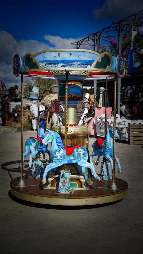Mini Carrusel Azul infantil 