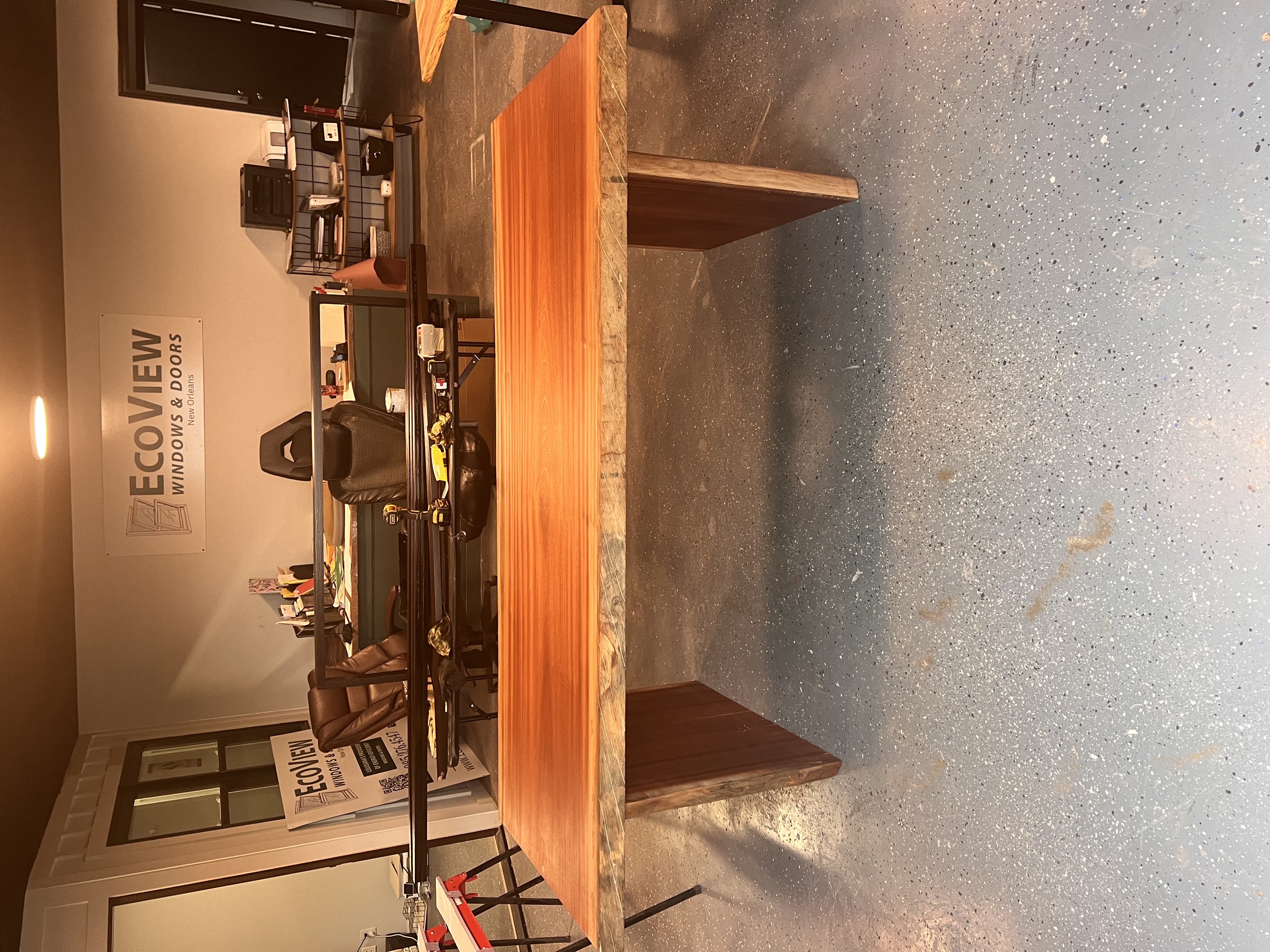 4x8 Live Edge Mahogany Table