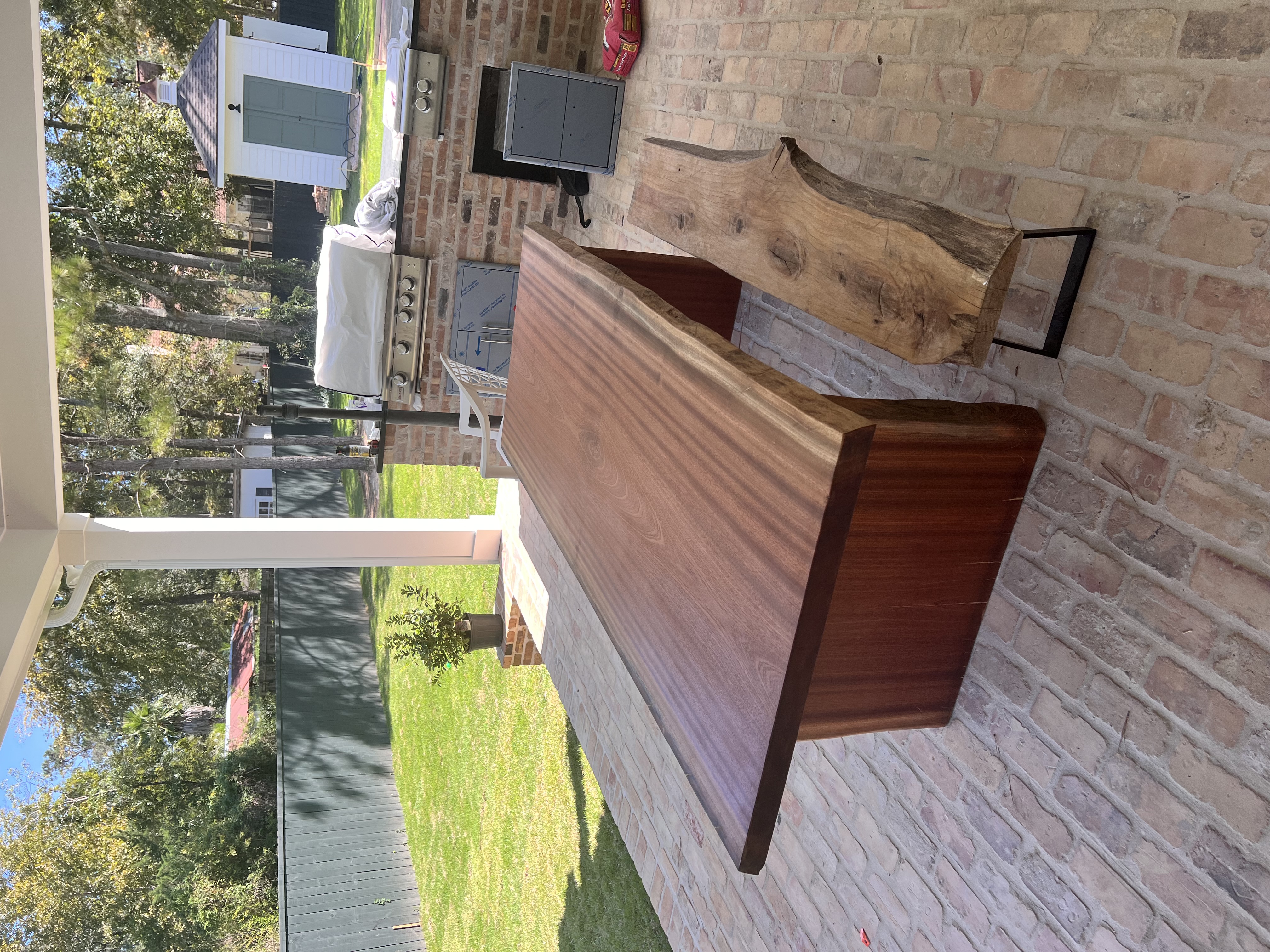 4x8 Live Edge Mahogany Table