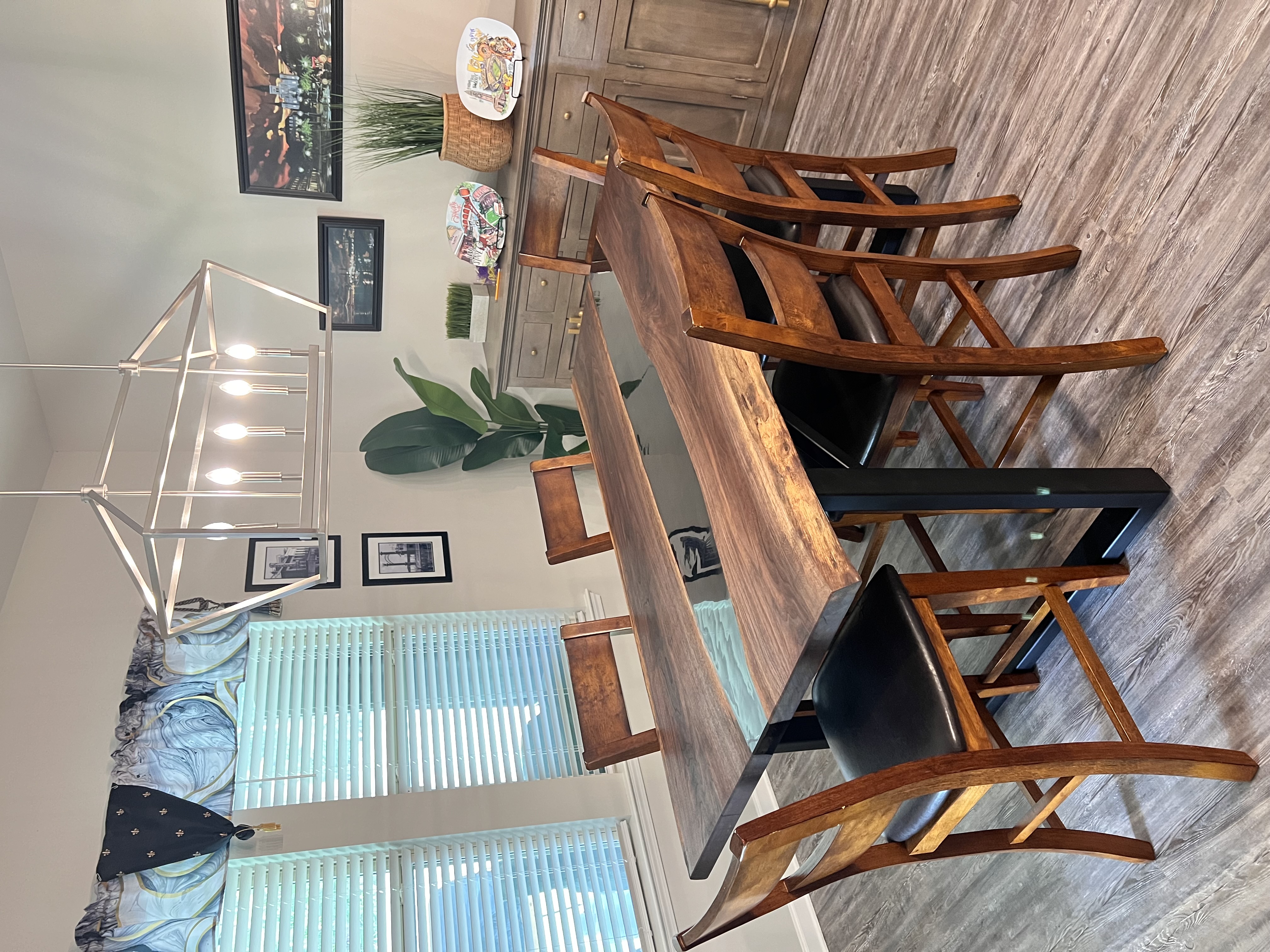 4x8 black walnut Dinning Table