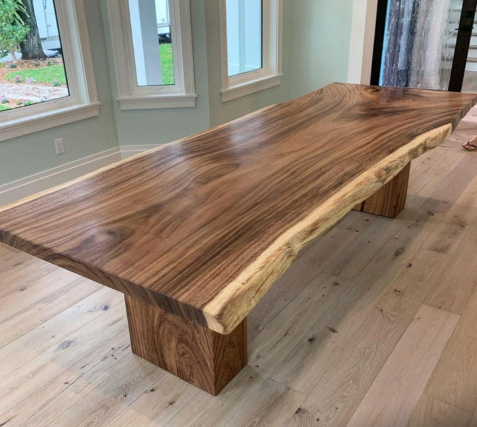 4x8 Monkey Pod/Parota Indoor/outdoor Dinning Table