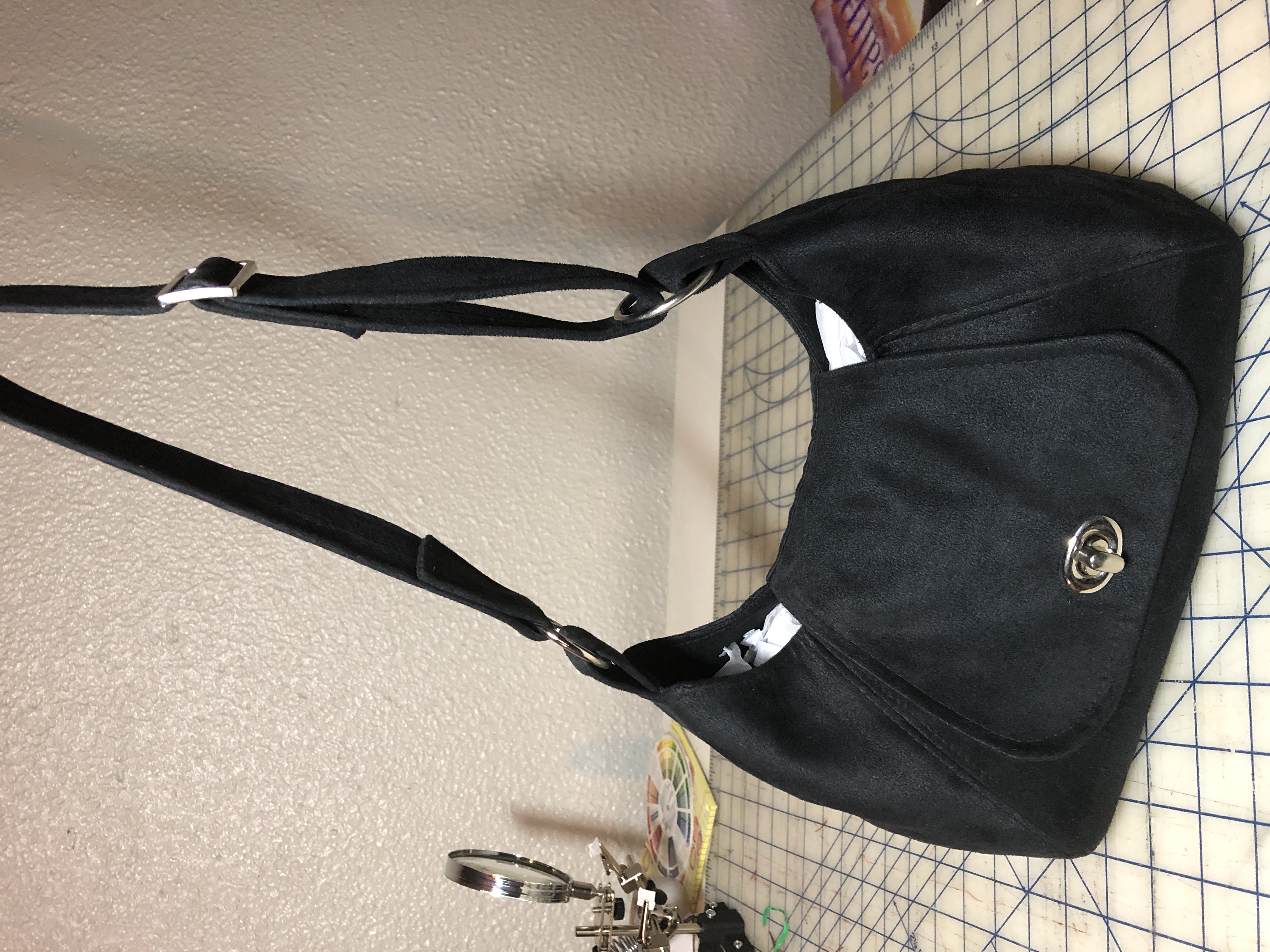 Black Hobo Shoulder Bag