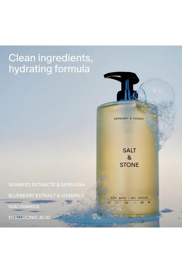 Salt & Stone Bergamote and Hinoki Hydrating Body Wash 