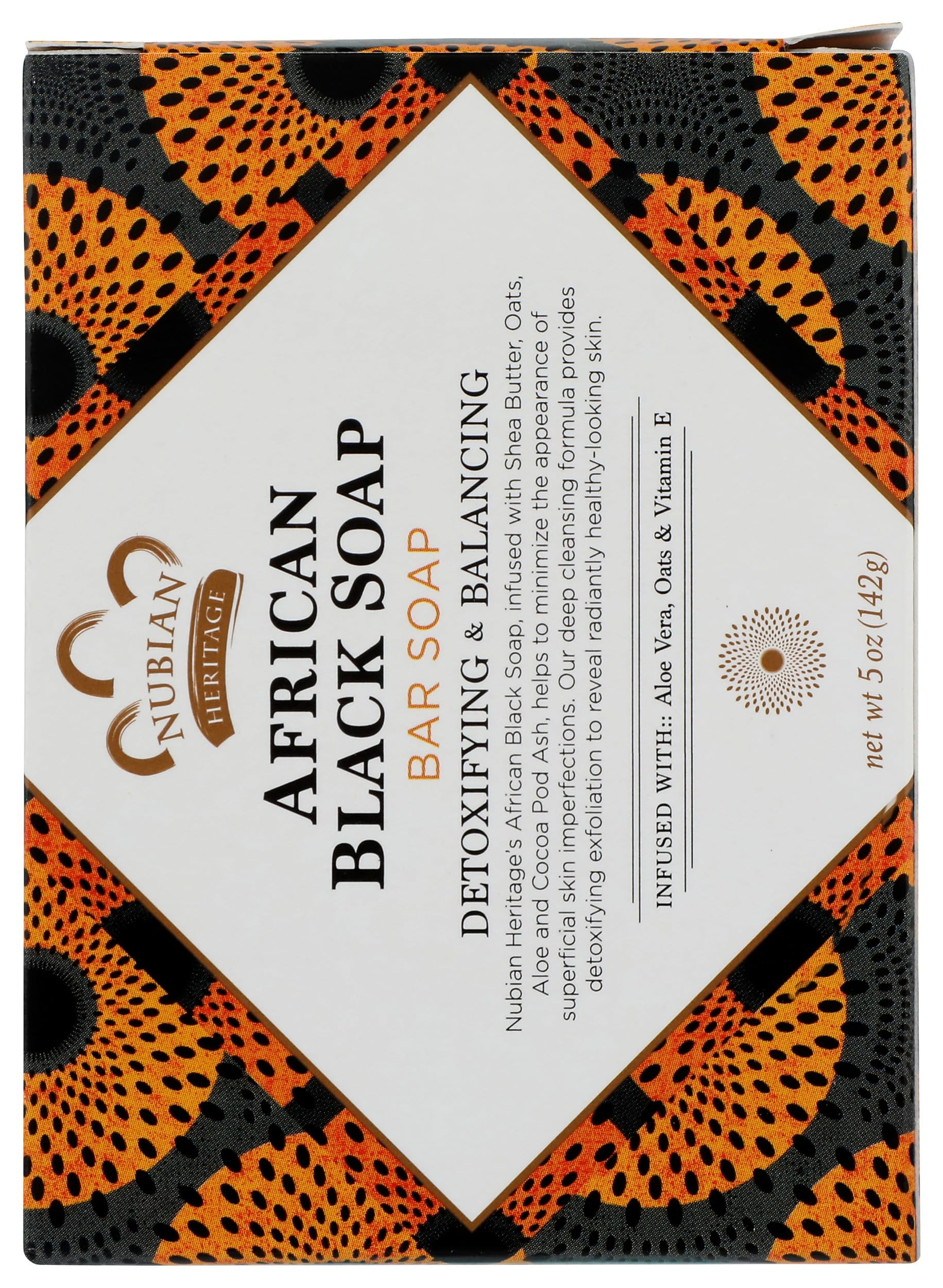 African Black Soap Bar natural detox cleanse 