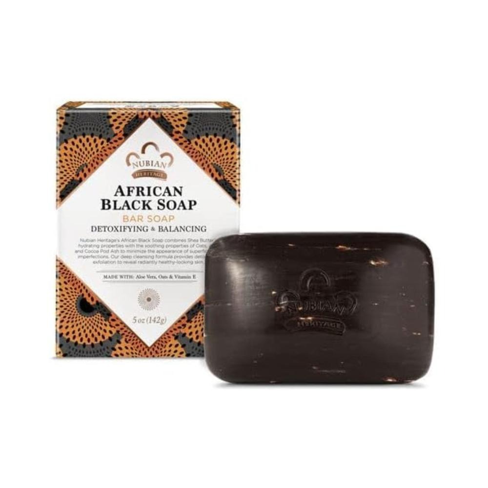African Black Soap Bar natural detox cleanse 