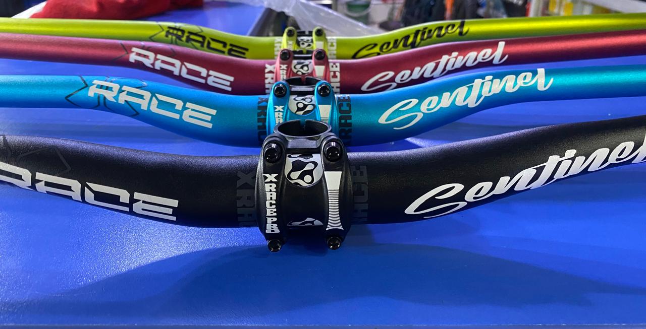 TIMON Y POTENCIA X-RACE / SENTINEL / 35 Ø / 800MM / NEGRO/ AZUL / ROJO / VERDE